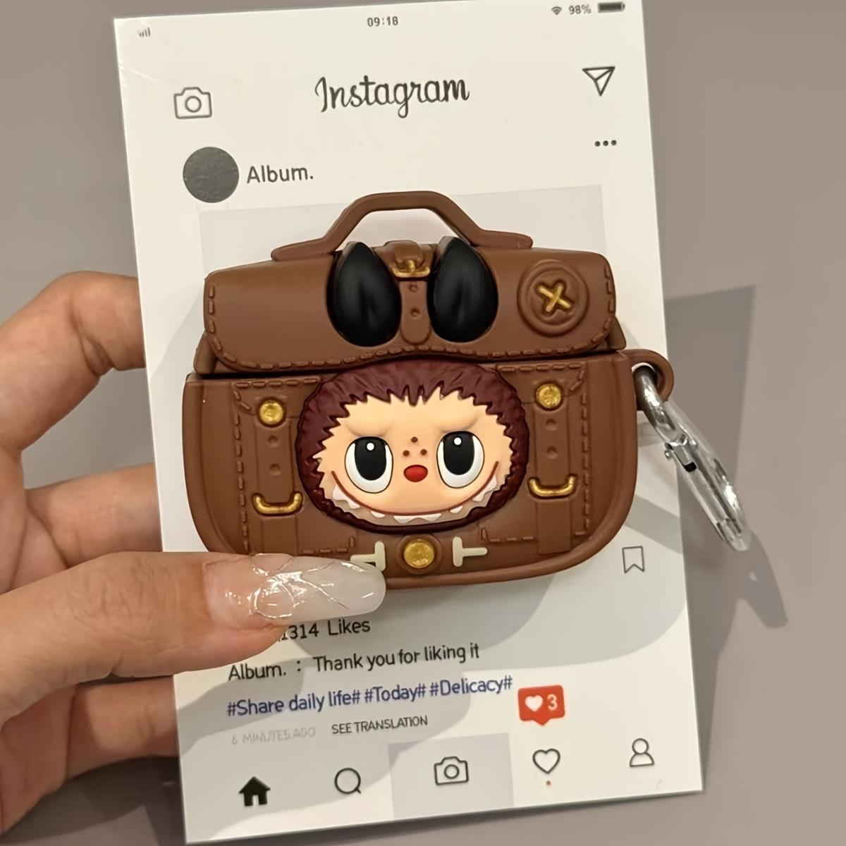 MOPAL AirPods 4. Nesil İle Uyumlu Vinyl Earpods Silikon Kılıf
