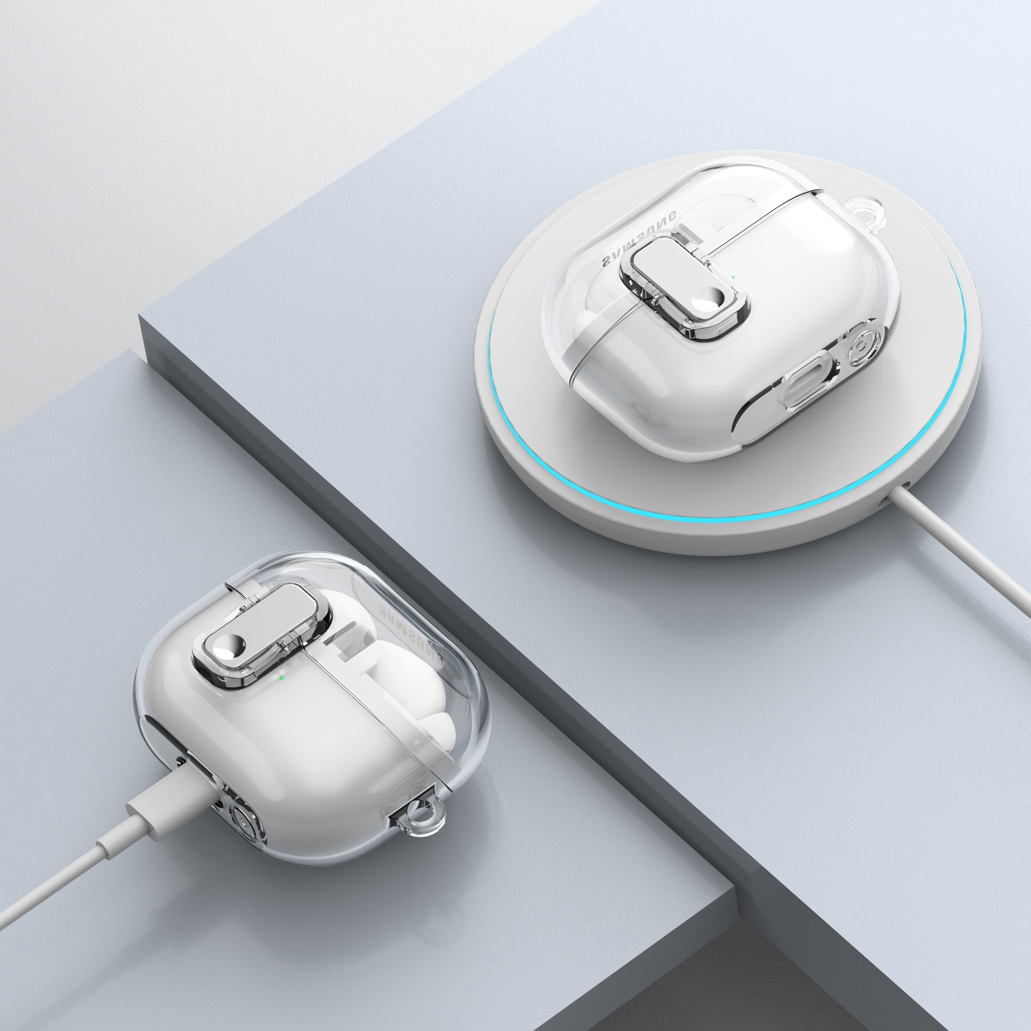 MOPAL Airpods 4. Nesil Uyumlu Çıtçıtlı Aster Airpods Kulaklık Kılıfı