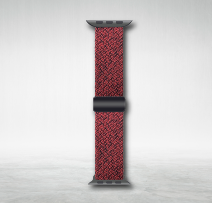 MOPAL Apple Watch Uyumlu 38-40-41 mm Şık Dayanıklı Desenli Elastic Saat Kordonu