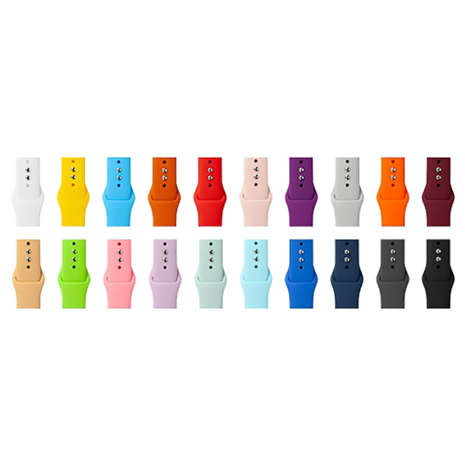 MOPAL Apple Watch Uyumlu 42-44-45-49 mm Silicone Saat Kordonu