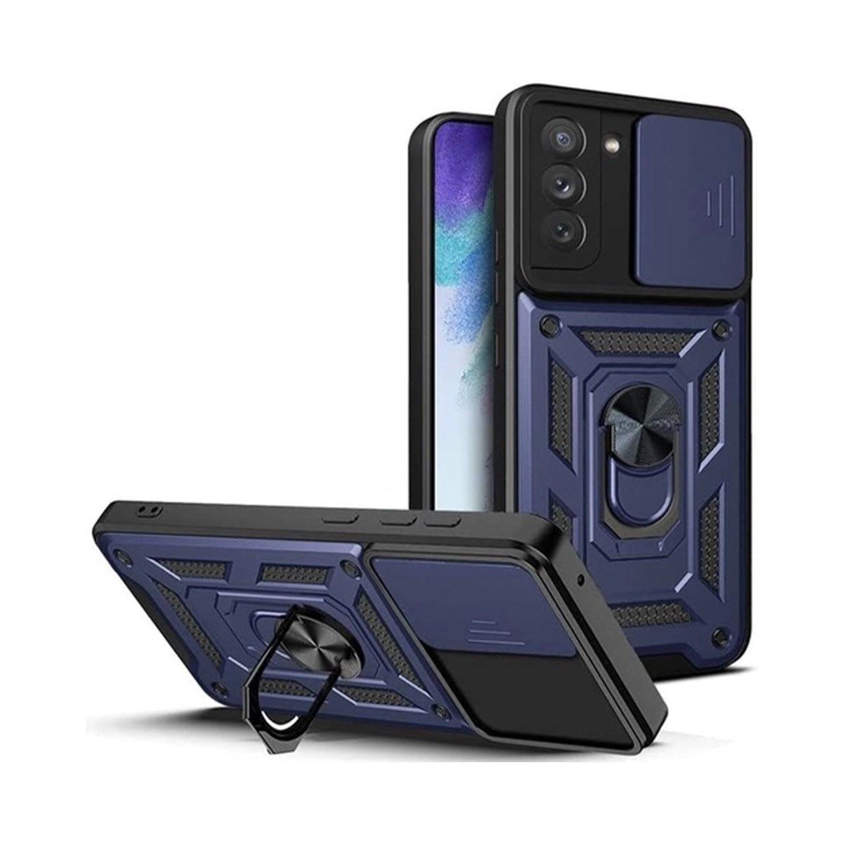 MOPAL Honor 600 Uyumlu Stand Özellikli Sürgülü Darbelere Dayanıklı Glide Kılıf