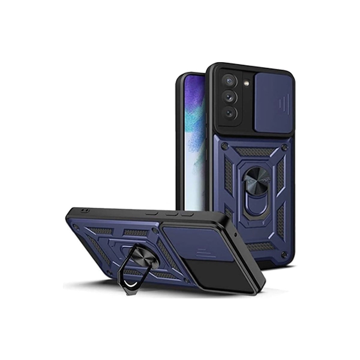 MOPAL Honor Magic 7 Pro Stand Özellikli Sürgülü Darbelere Dayanıklı Slide Silikon Kılıf
