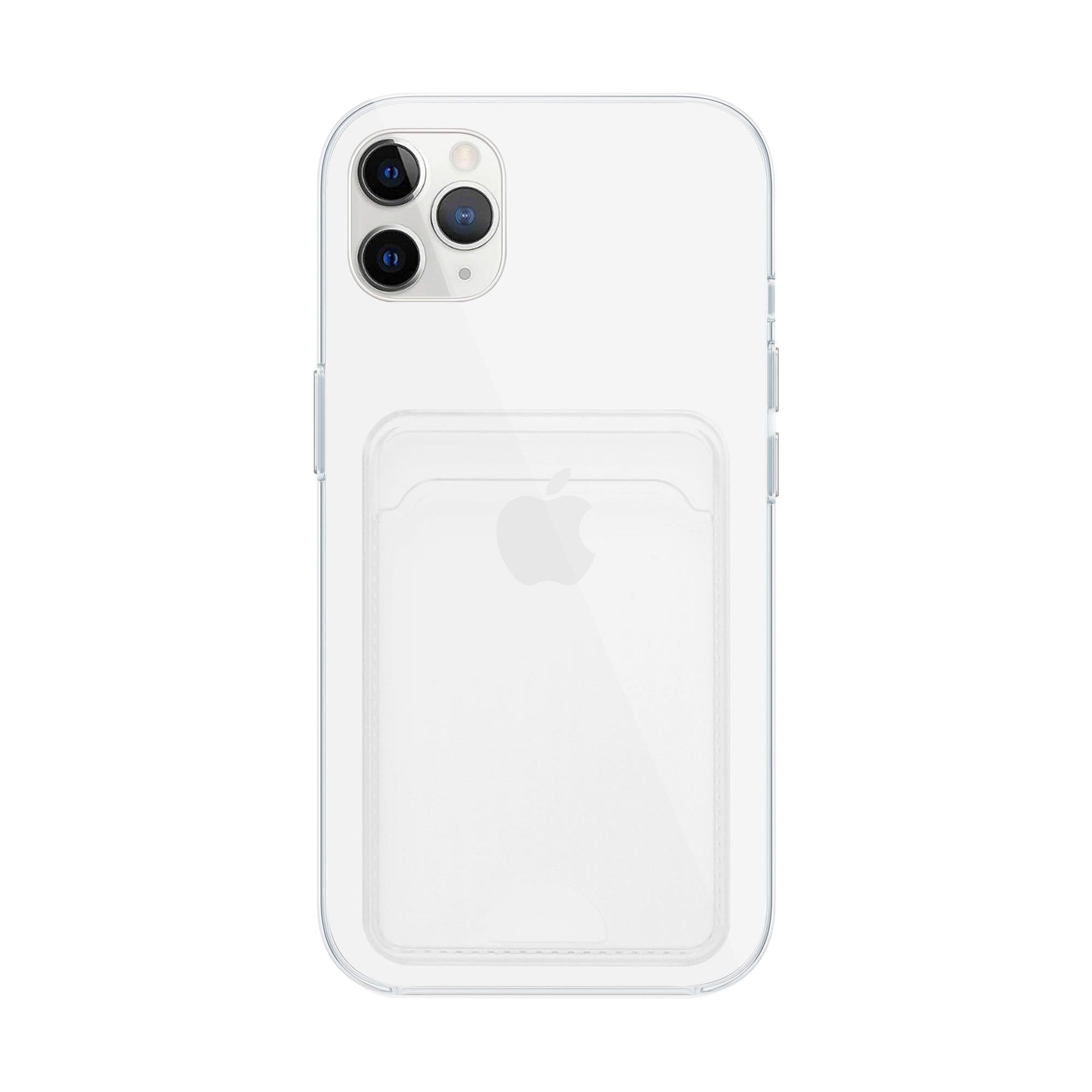 MOPAL iPhone 11 Pro Max Kartlık Detaylı Şeffaf Yuki Silikon Kılıf