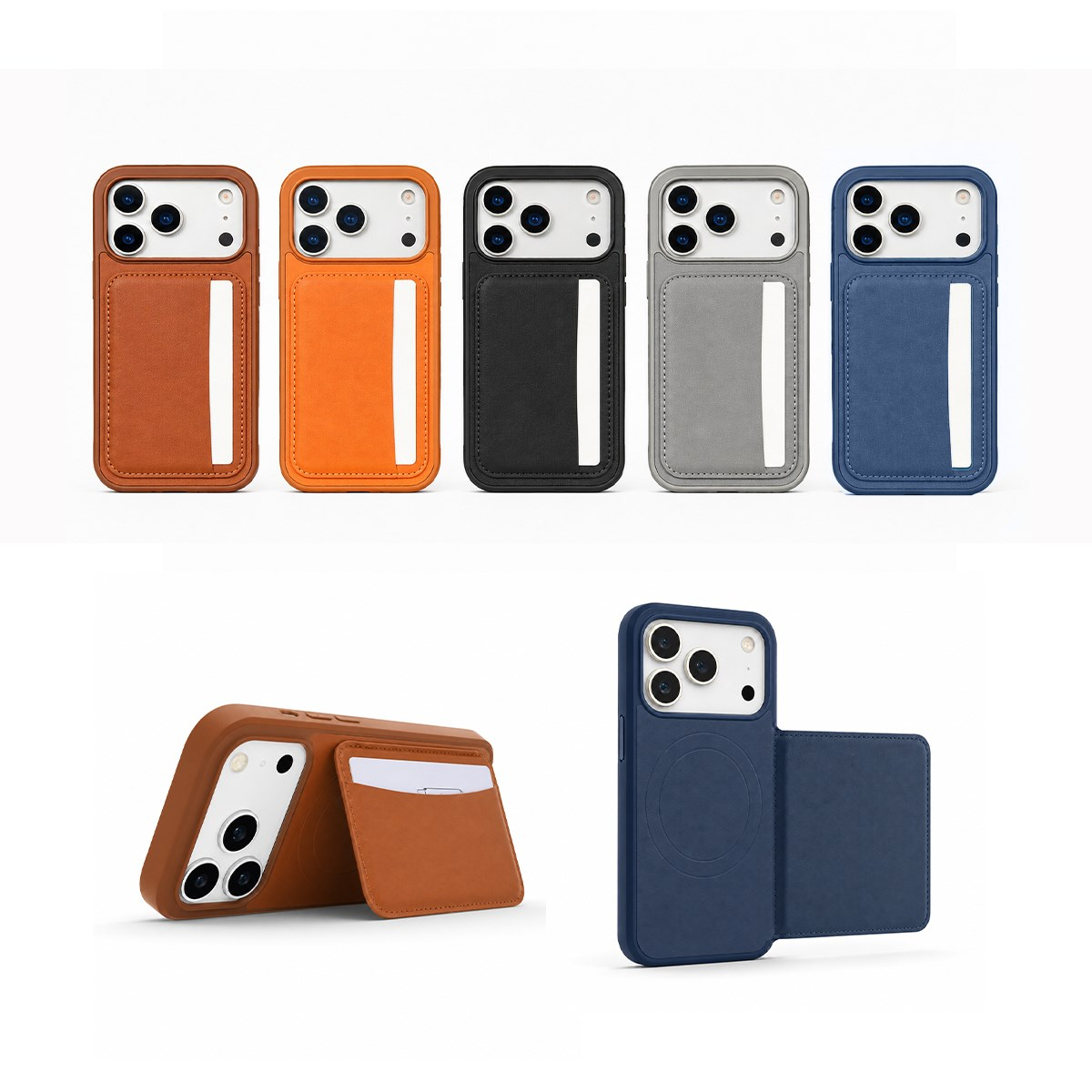 MOPAL iPhone 12 / 12 Pro Uyumlu Kendiliğinden Kartlıklı Standlı Cardx Telefon Kılıfı