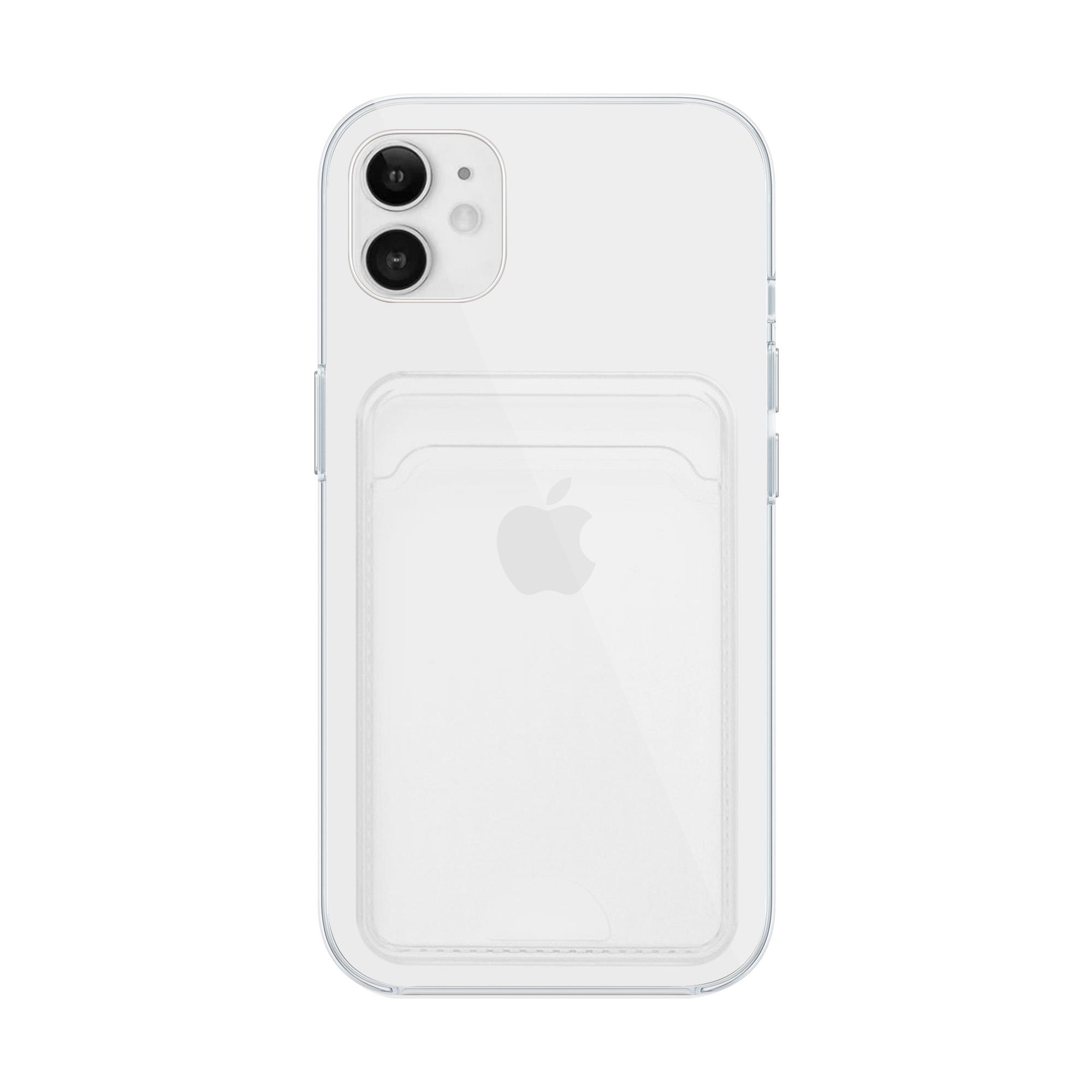 MOPAL iPhone 12 Kartlık Detaylı Şeffaf Yuki Silikon Kılıf