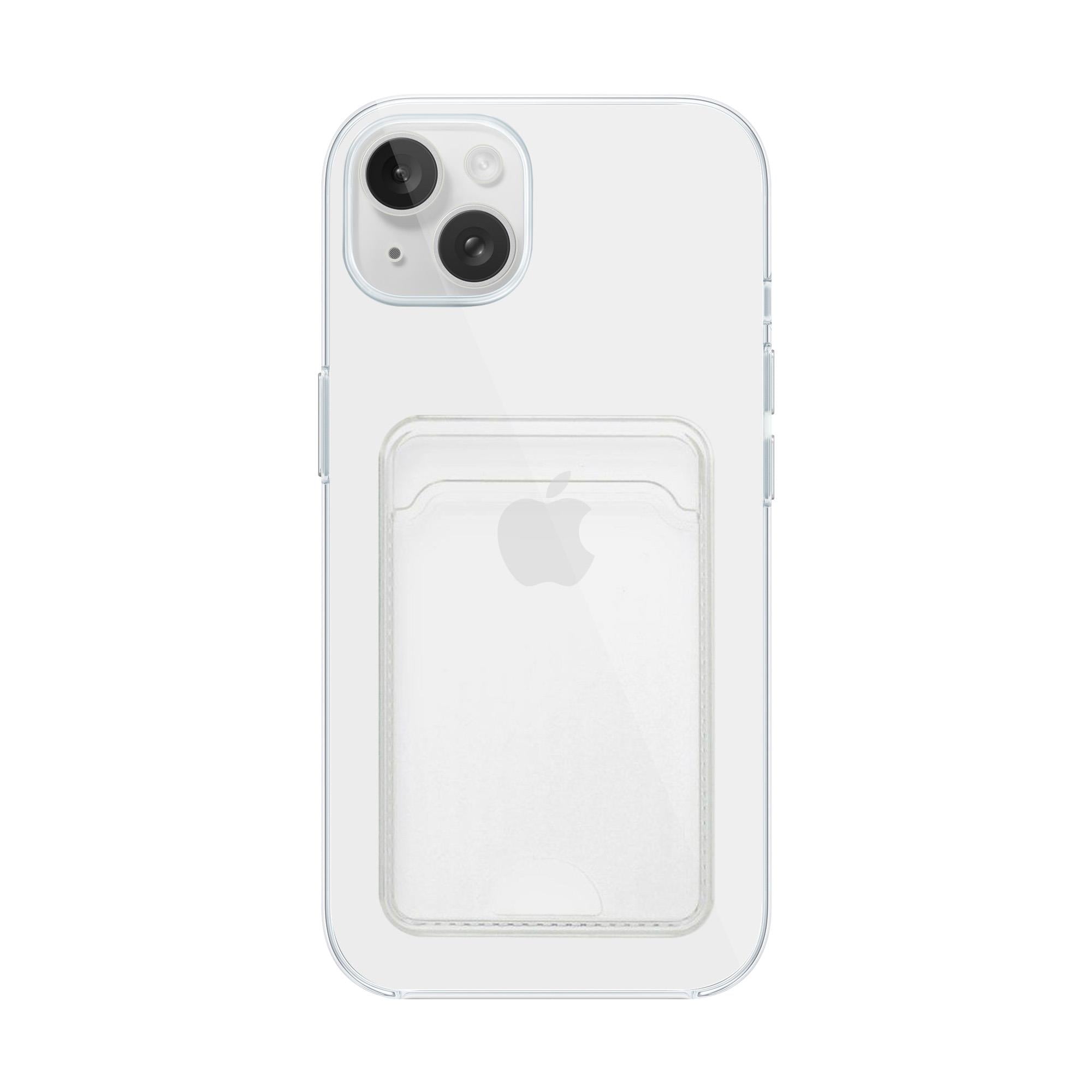 MOPAL iPhone 14 Plus Kartlık Detaylı Şeffaf Yuki Silikon Kılıf