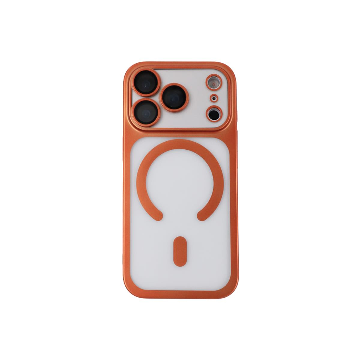 MOPAL iPhone 15 Pro Max Uyumlu MagSafe Özellikli Kamera Lens Korumalı Ident Silikon Kılıf