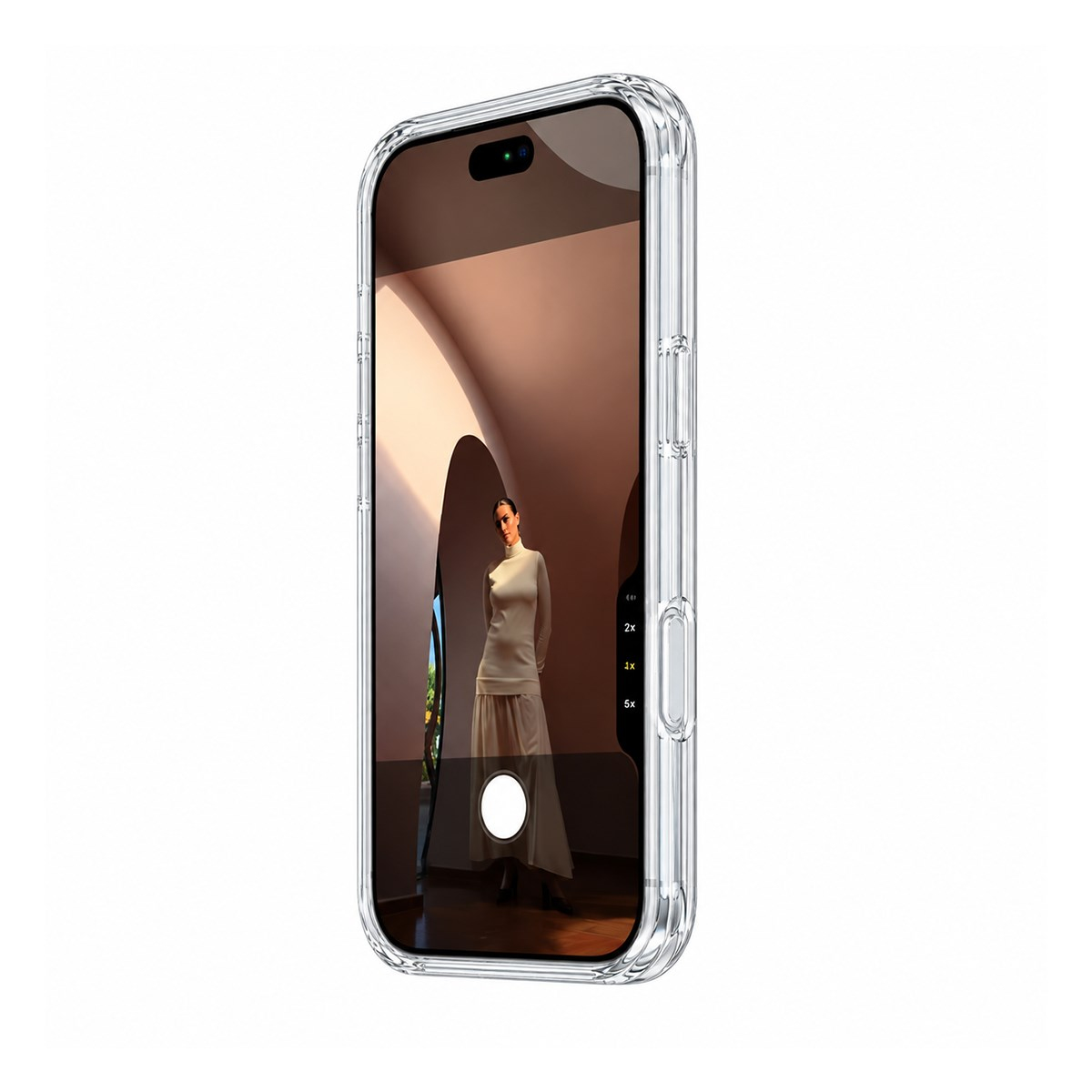 MOPAL iPhone 15 Pro Max Uyumlu MagSafe Özellikli Şeffaf MagSafe Animasyonlu Kutulu Digi Telefon Kılıfı