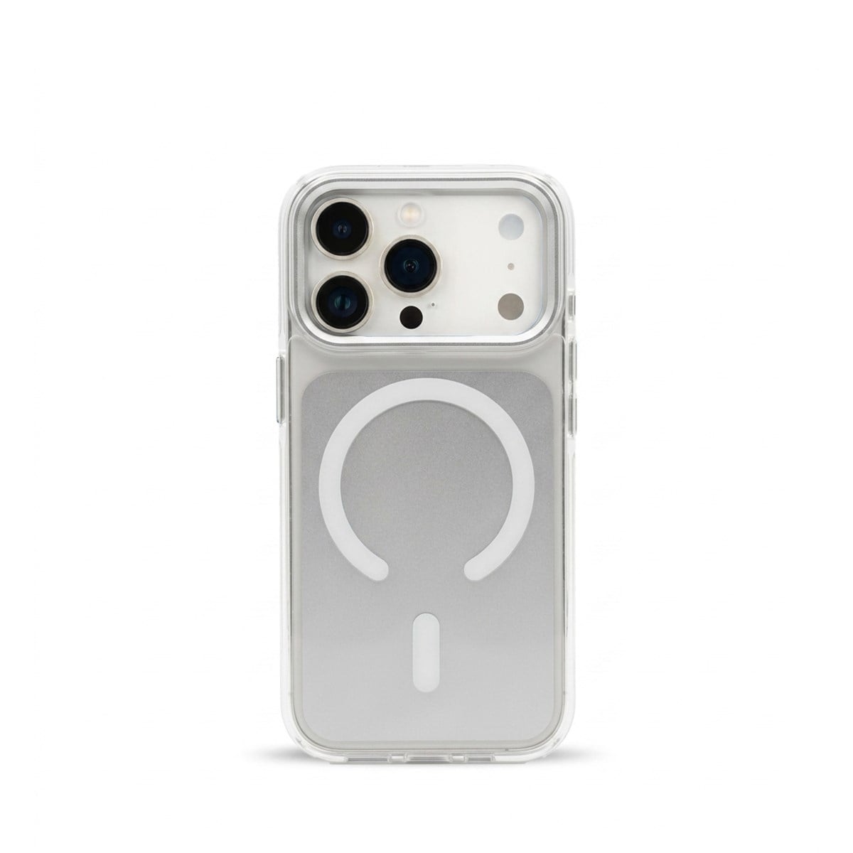 MOPAL iPhone 15 Pro Max Uyumlu MagSafe Özellikli Plastik Kutulu Lent Silikon Telefon Kılıfı