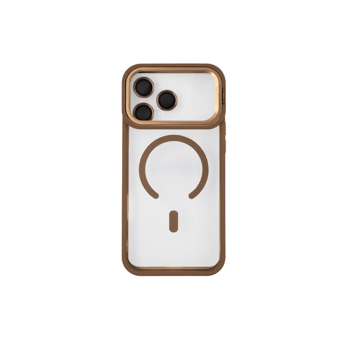 MOPAL iPhone 15 Pro Uyumlu MagSafe Özellikli Kamera Lens Koruyuculu Pass Silikon Kılıf