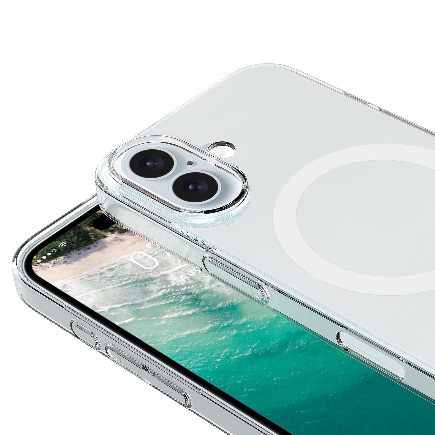 MOPAL iPhone 15 Uyumlu MagSafe Özellikli Sert Magsafe Silikon Kılıf