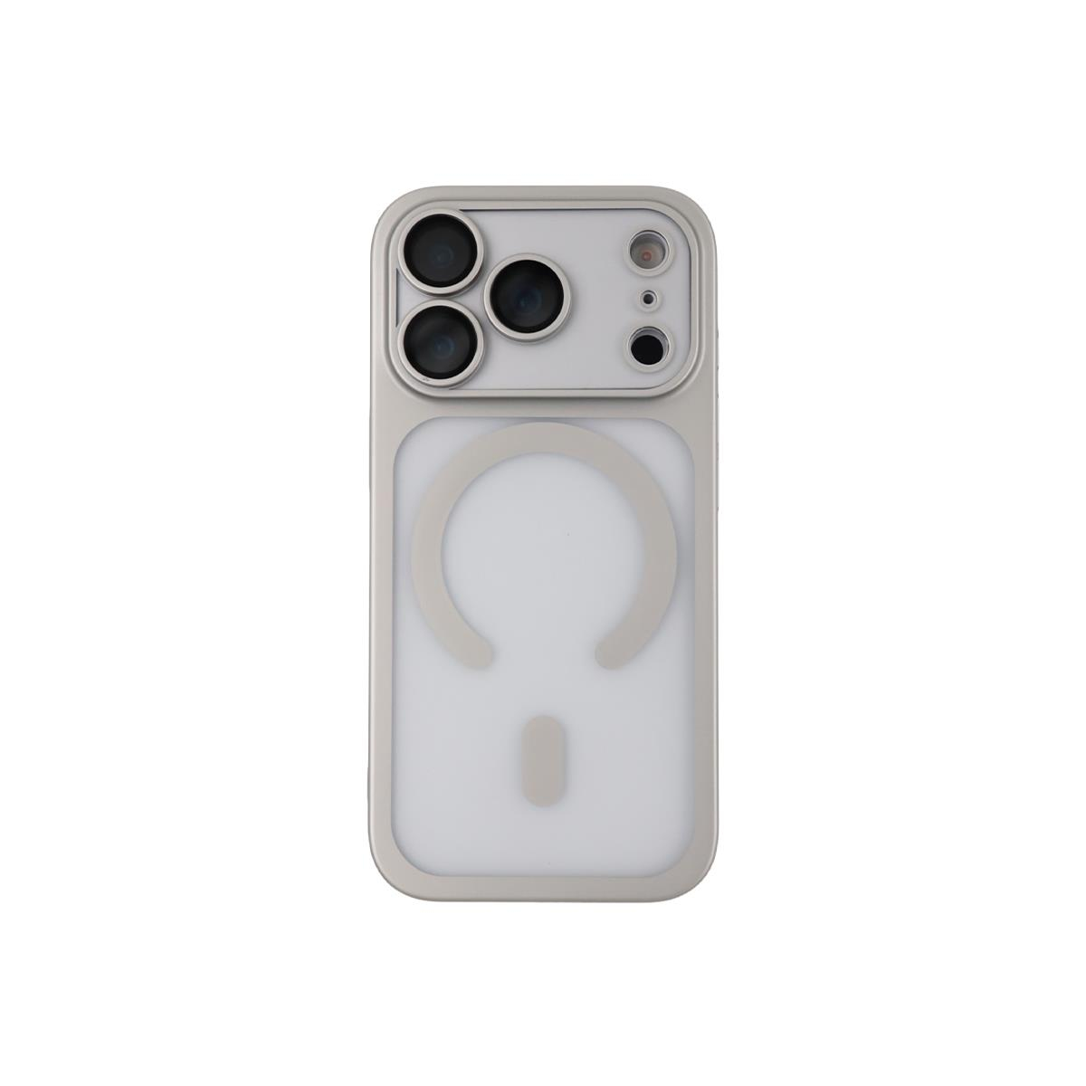 MOPAL iPhone 15 Uyumlu MagSafe Özellikli Kamera Lens Korumalı Ident Silikon Kılıf