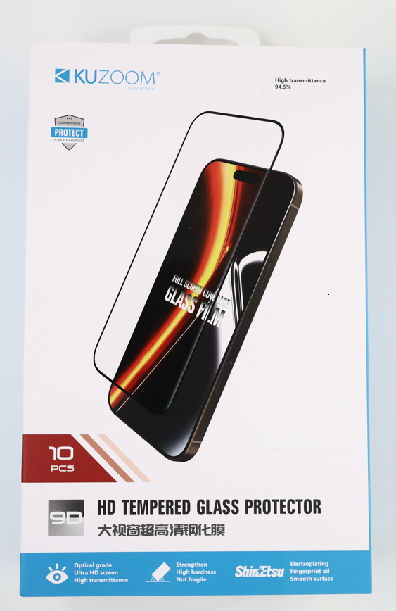 MOPAL iPhone 16 Plus / 15 Plus / 14 Pro Max 10 Adet Hd Temperli Cam Ekran Koruyucu