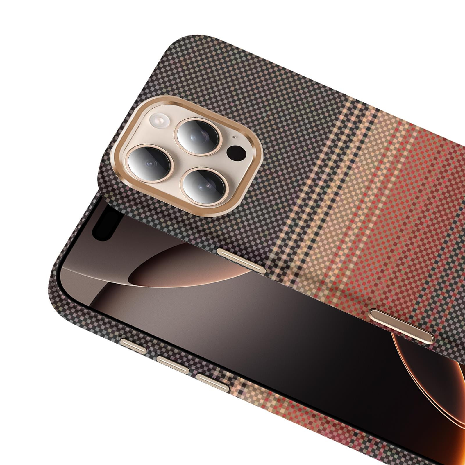 MOPAL iPhone 16 Pro Max Uyumlu MagSafe Özellikli Desenli Sert Power Kılıf