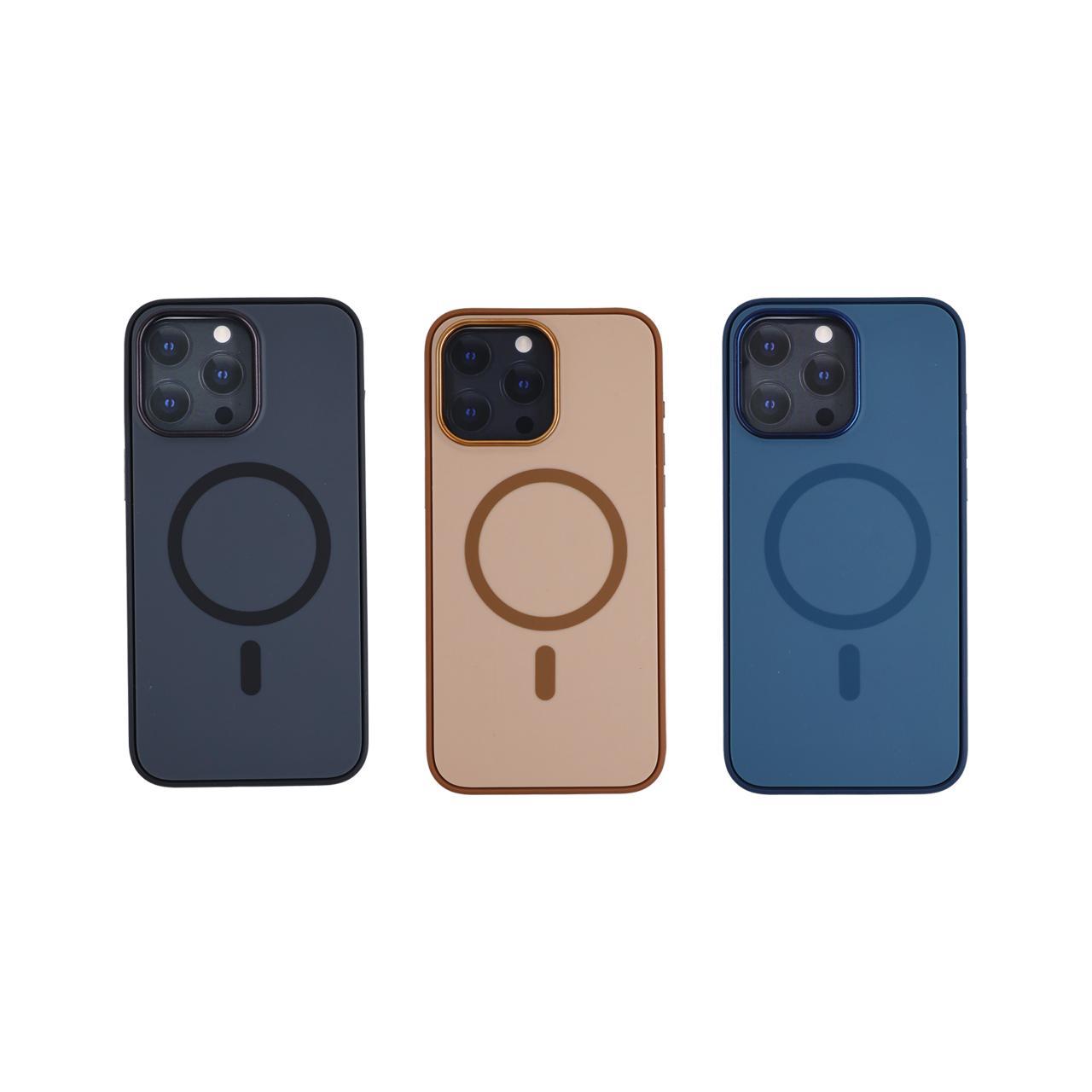 MOPAL iPhone 16 Pro Max Uyumlu MagSafe Özellikli İçi Kadife Sert Silikon Tigo Telefon Kılıfı