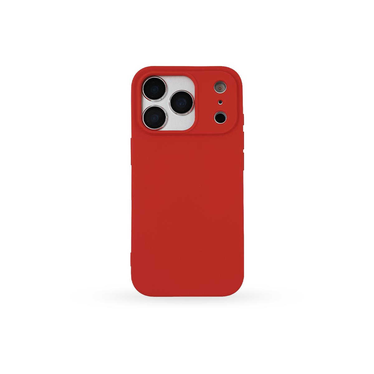 MOPAL iPhone 17 Pro içi Kadife Lansman Cappy Silikon Kılıf
