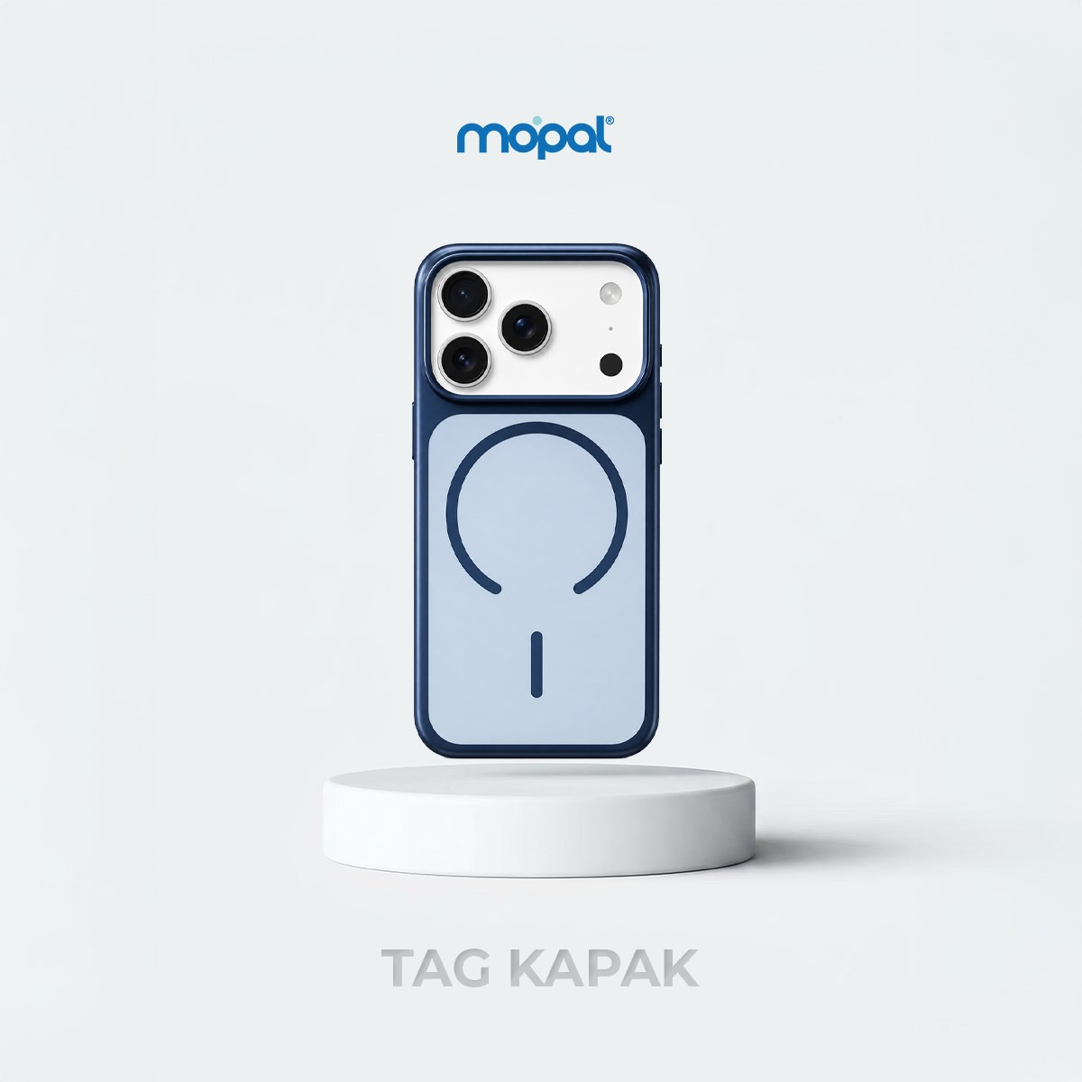 MOPAL iPhone 17 Pro Max Uyumlu MagSafe Özellikli Sert Kutulu Tag Telefon Kılıfı