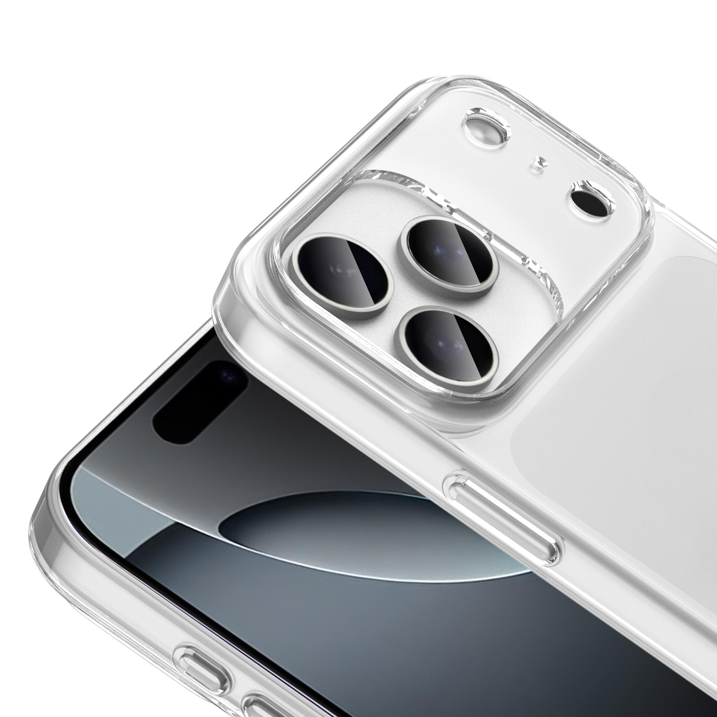 MOPAL iPhone 17 Pro Max Uyumlu Sert Silikon Kılıf