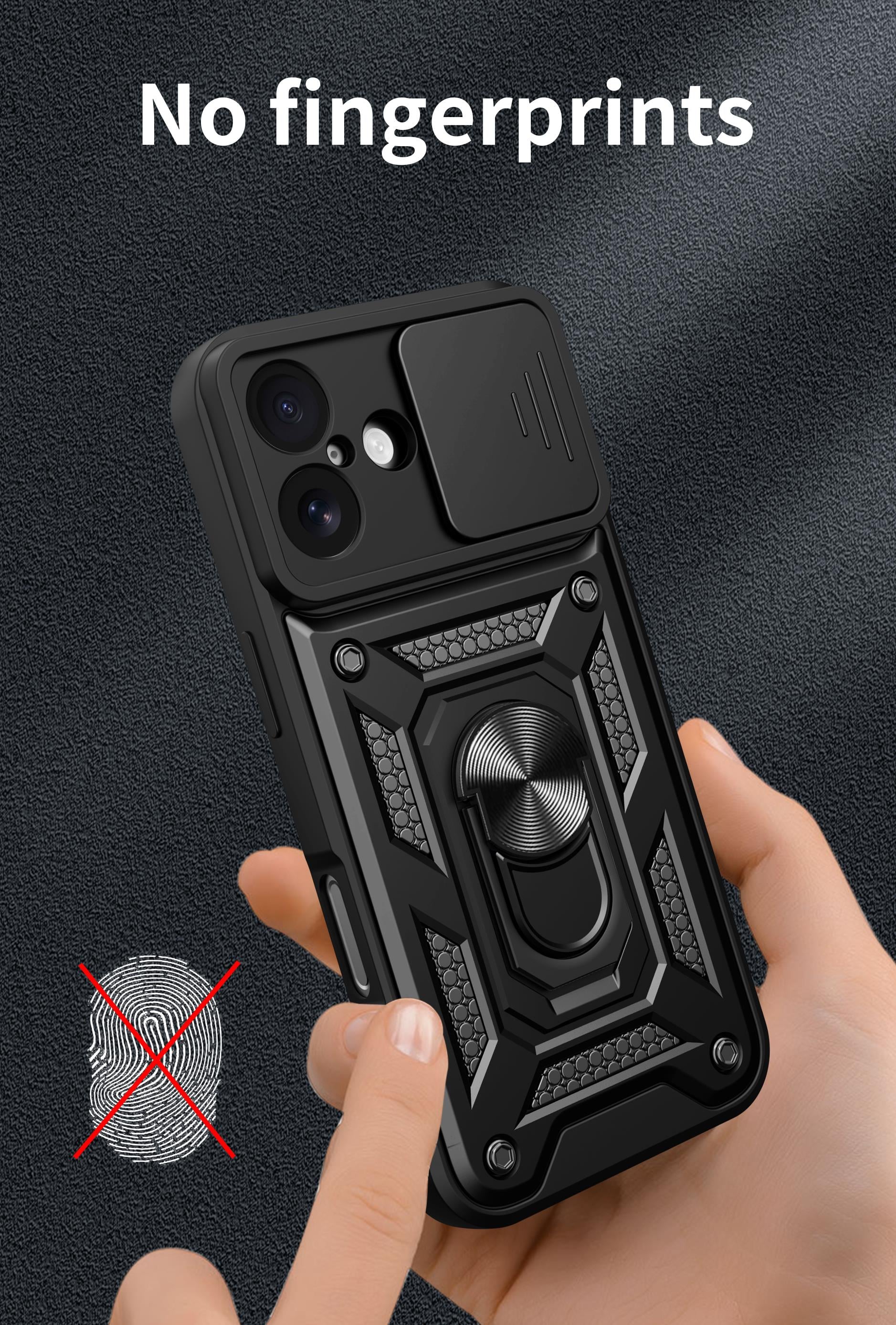 MOPAL iPhone 17 Stand Özellikli Sürgülü Darbelere Dayanıklı Slide Silikon Kılıf