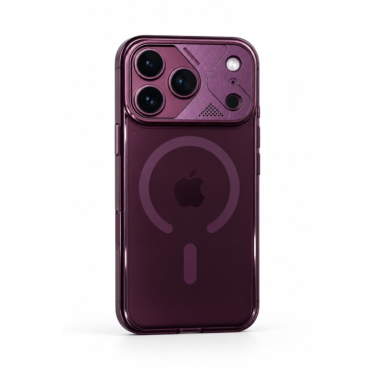 MOPAL iPhone 18 Pro / 17 Pro Uyumlu MagSafe Özellikli Sert Şeffaf Duo Telefon Kılıfı