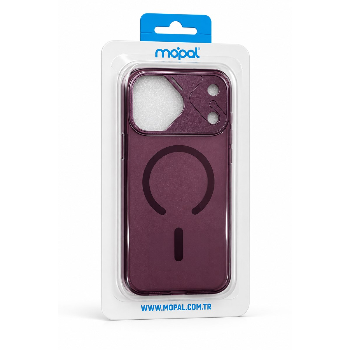 MOPAL iPhone 18 Pro Max / 17 Pro Max Uyumlu MagSafe Özellikli Sert Şeffaf Duo Telefon Kılıfı