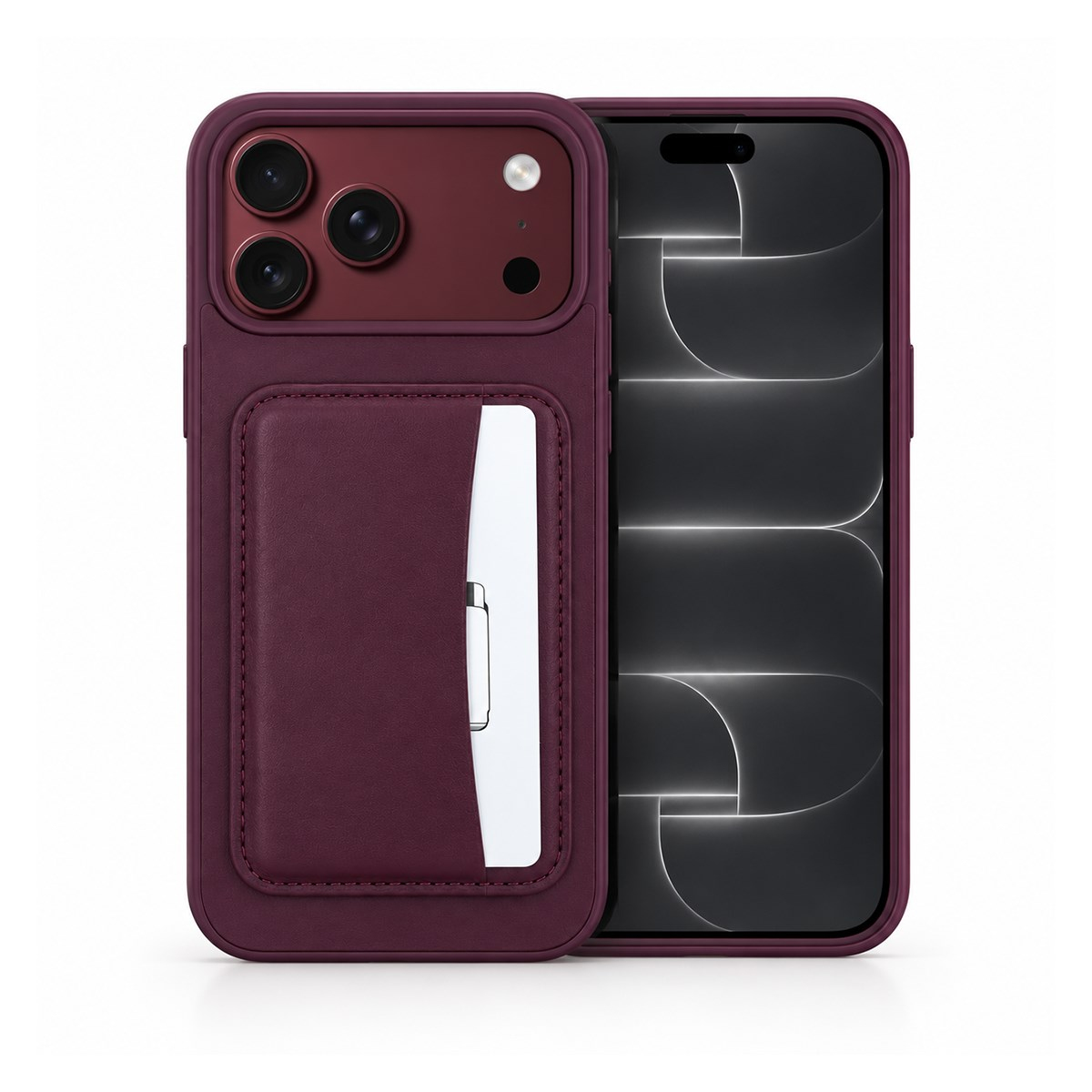 MOPAL iPhone 18 Pro Max Uyumlu Kendiliğinden Kartlıklı Cardx Telefon Kılıfı