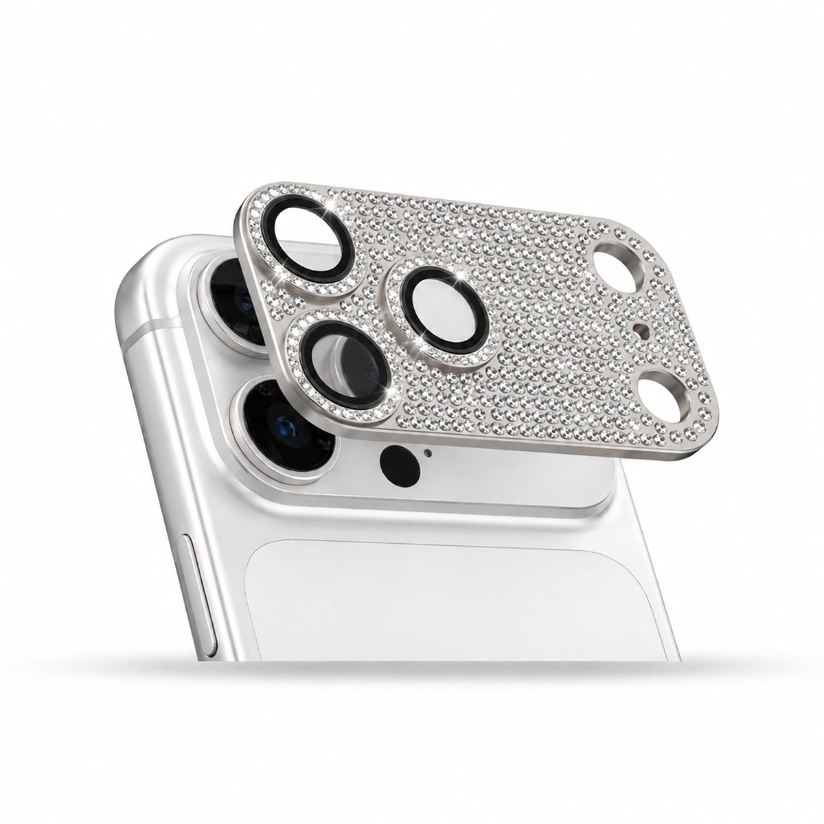 MOPAL iPhone 18 Pro Max Uyumlu Lens Art Diamond Kamera Koruma Lensi