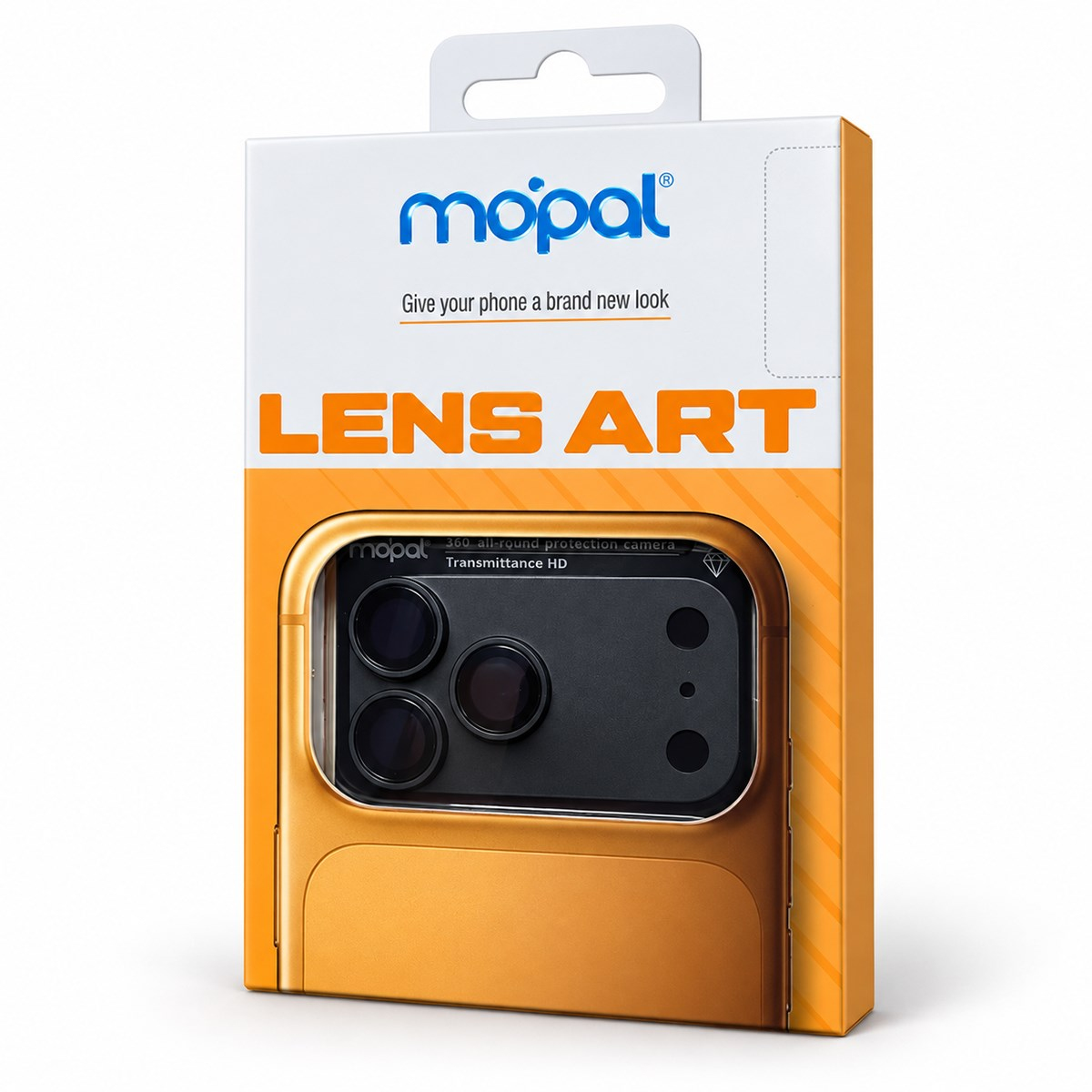 MOPAL iPhone 18 Pro Max Uyumlu Lens Art Fully Kamera Lensi Siyah