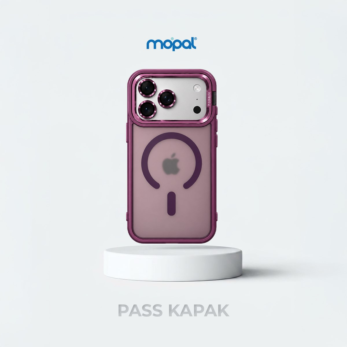 MOPAL iPhone 18 Pro Max Uyumlu MagSafe Özellikli Kamera Lens Koruyuculu Pass Silikon Kılıf