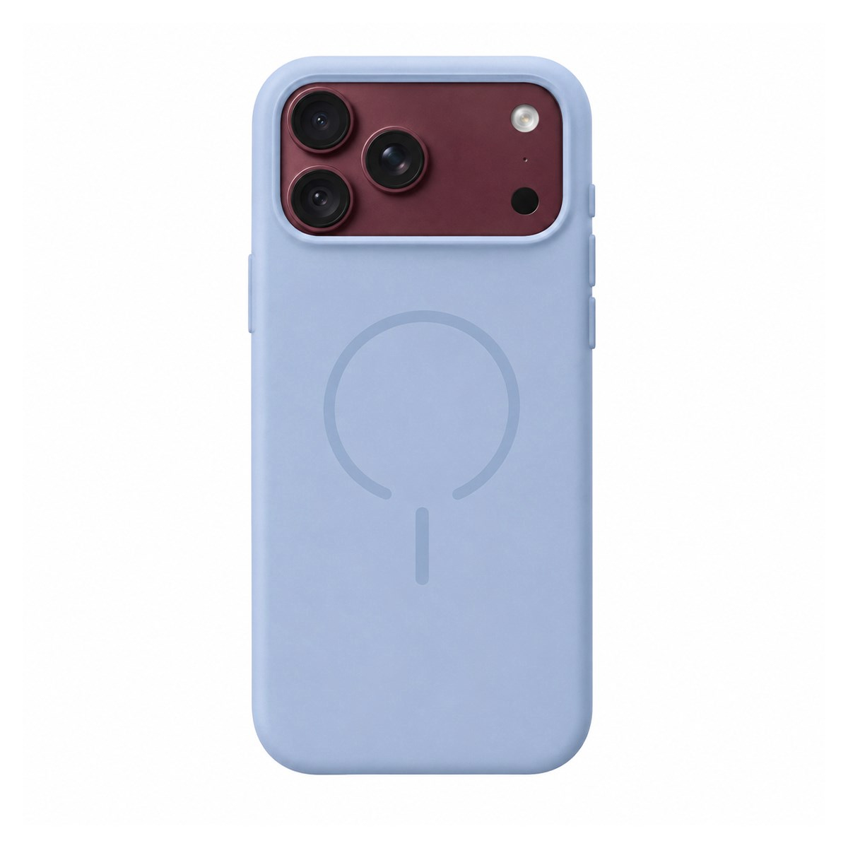 MOPAL iPhone 18 Pro Max Uyumlu MagSafe Özellikli İçi Kadife Yumuşak Aqua Silikon Kılıf