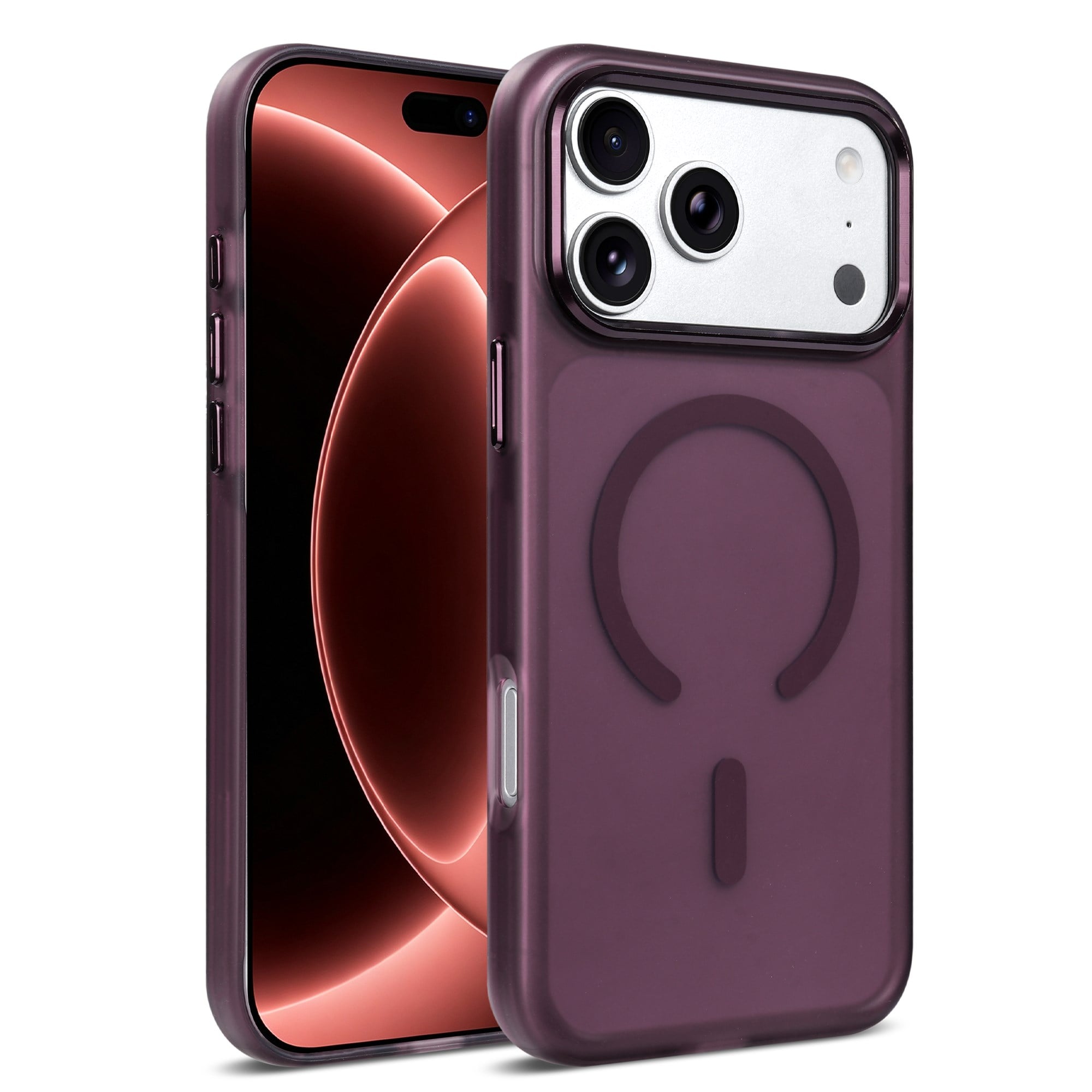 MOPAL iPhone 18 Pro Max Uyumlu MagSafe Özellikli Sert , Mat ve Kutulu OK Telefon Kılıfı