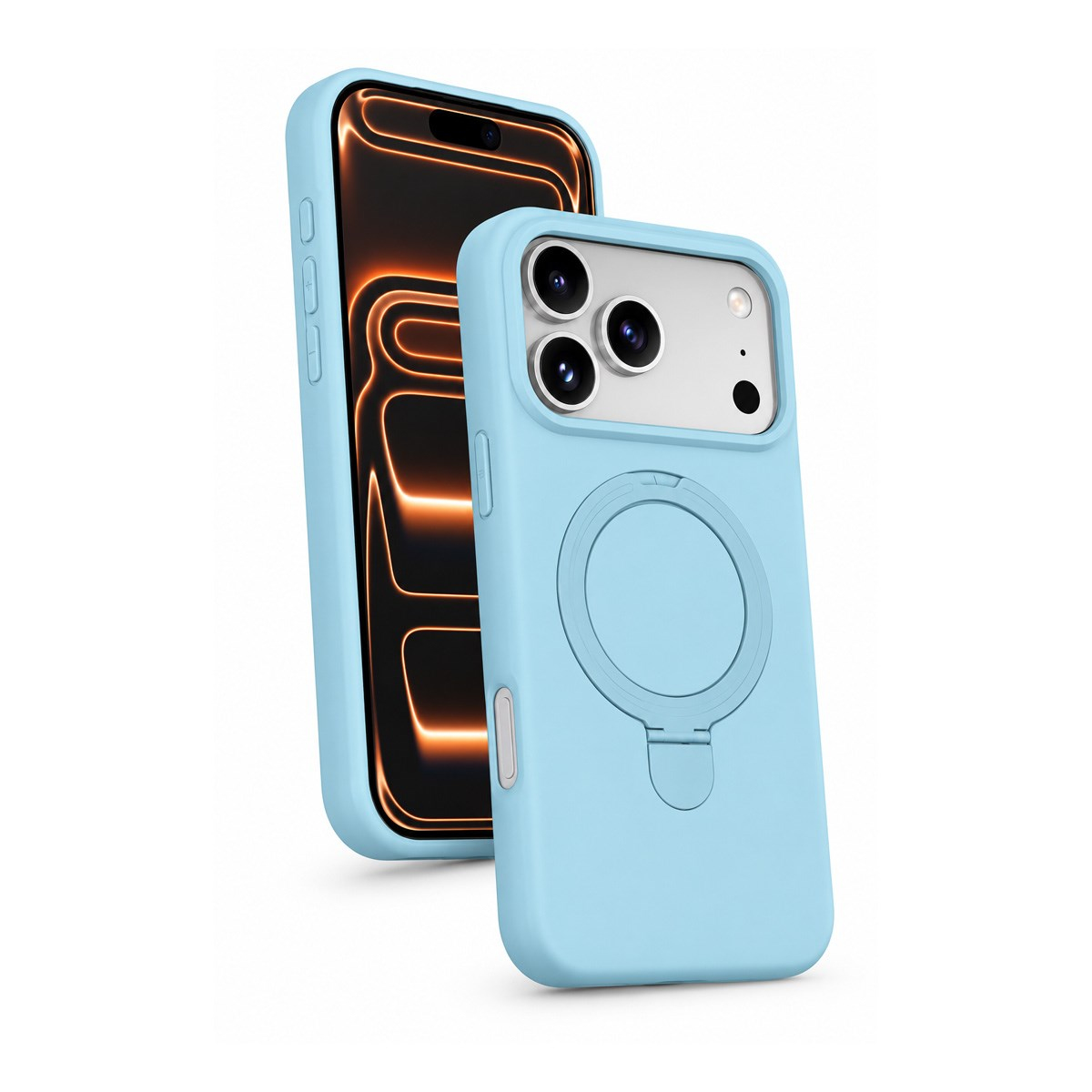 MOPAL iPhone 18 Pro Max Uyumlu MagSafe ve Stand Özellikli Plastik Revo Telefon Kılıfı