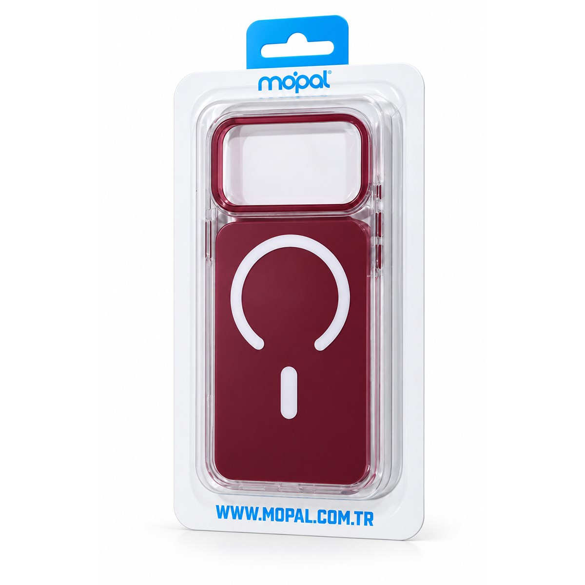 MOPAL iPhone 18 Pro Uyumlu MagSafe Özellikli Plastik Kutulu Lent Silikon Telefon Kılıfı