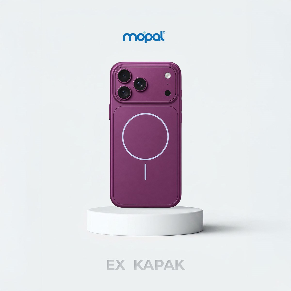 MOPAL iPhone 18 Pro Uyumlu MagSafe Özellikli Dönüştürücülü Sert EX Telefon Kılıfı