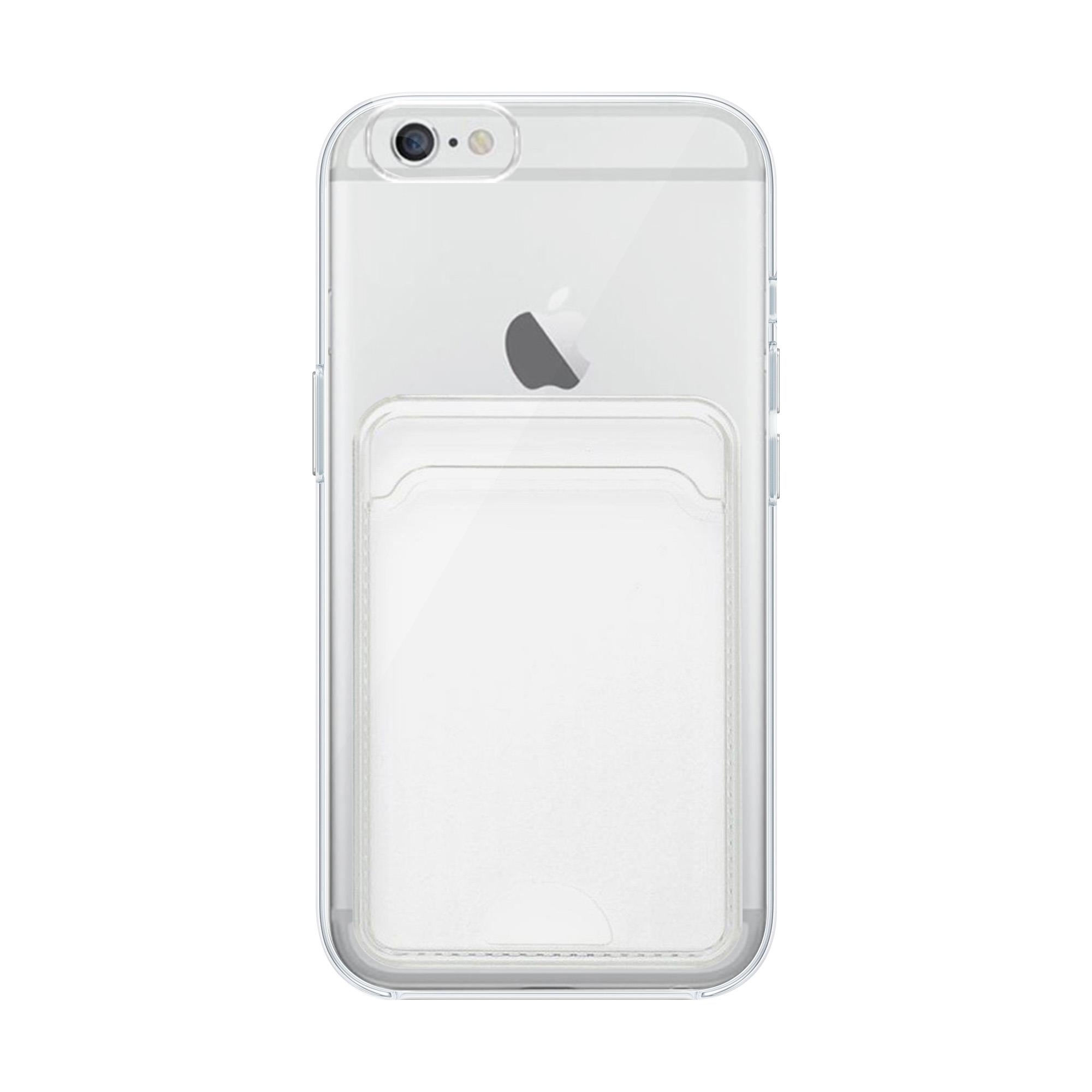 MOPAL iPhone 6 Kartlık Detaylı Şeffaf Yuki Silikon Kılıf