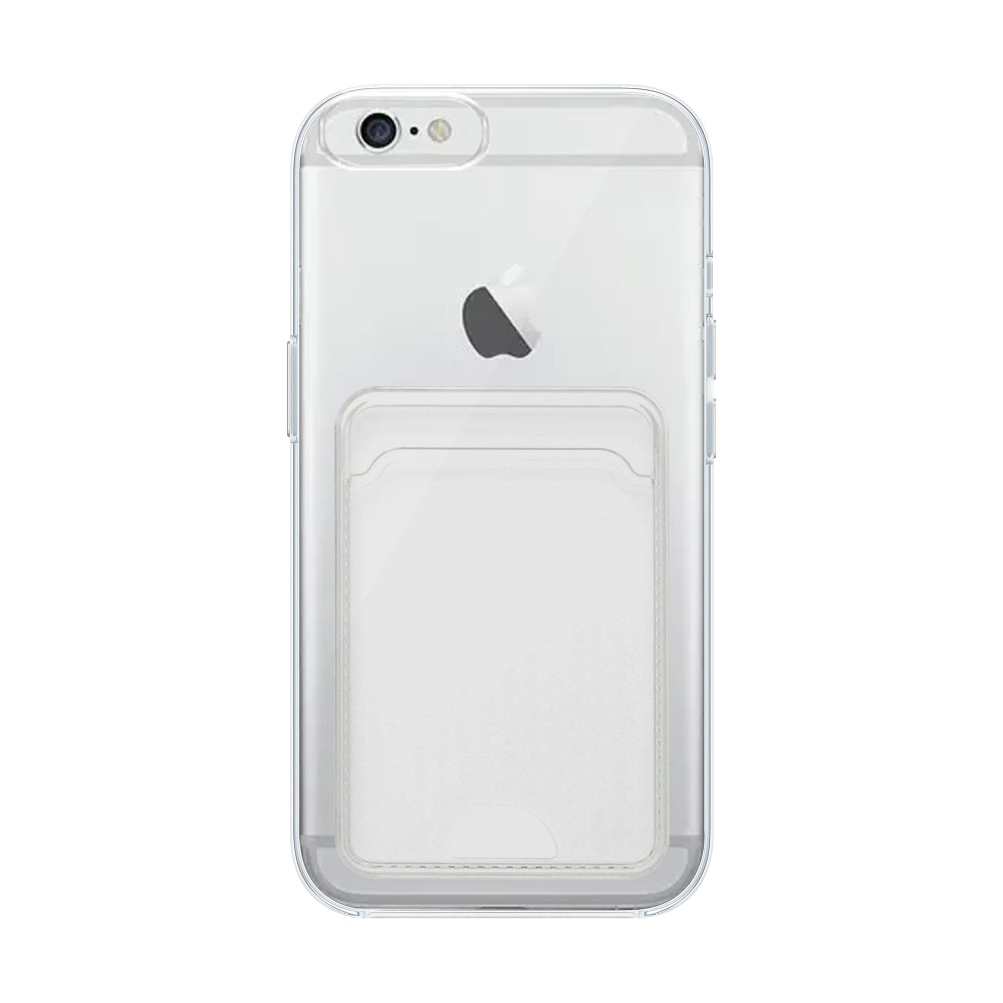 MOPAL iPhone 6 Plus Kartlık Detaylı Şeffaf Yuki Silikon Kılıf
