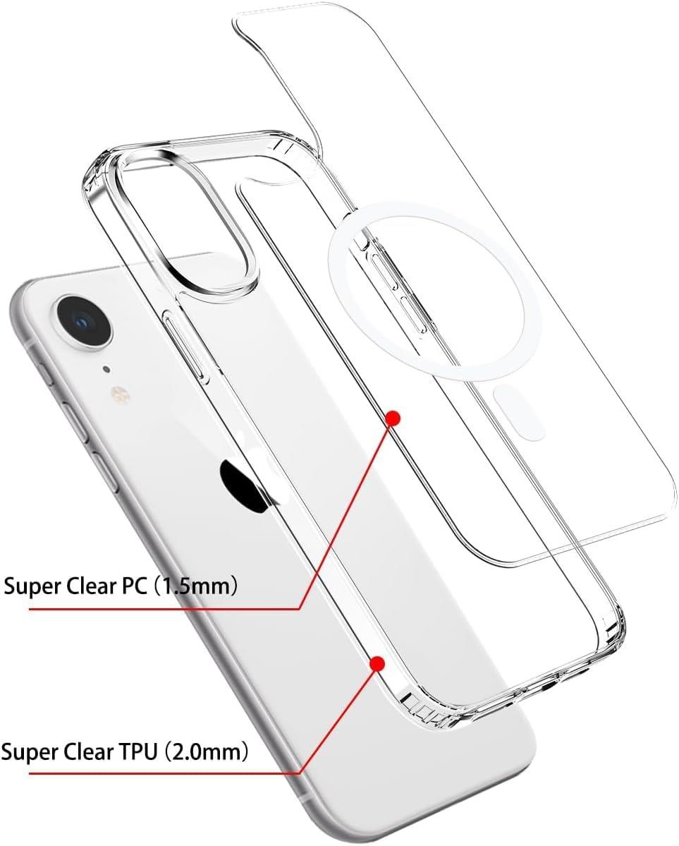 MOPAL iPhone XR MagSafe Özellikli Şeffaf IQ Silikon Kılıf