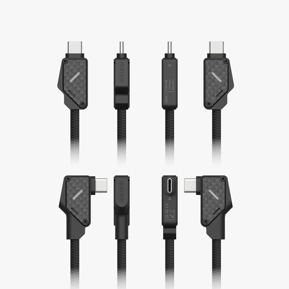 MOPAL M07 1.2M Sağlam Alüminyum 240W Yüksek Hızlı Şarj ve Veri USB-C Kablosu