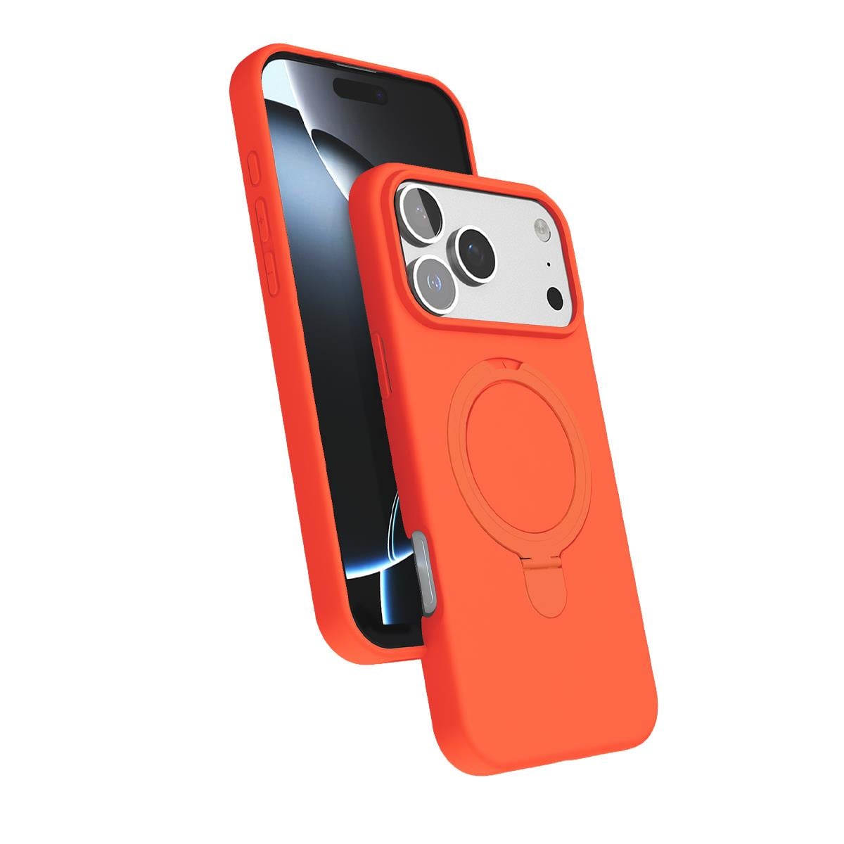 MOPAL Mi 17 Pro Uyumlu MagSafe ve Stand Özellikli Plastik Revo Telefon Kılıfı