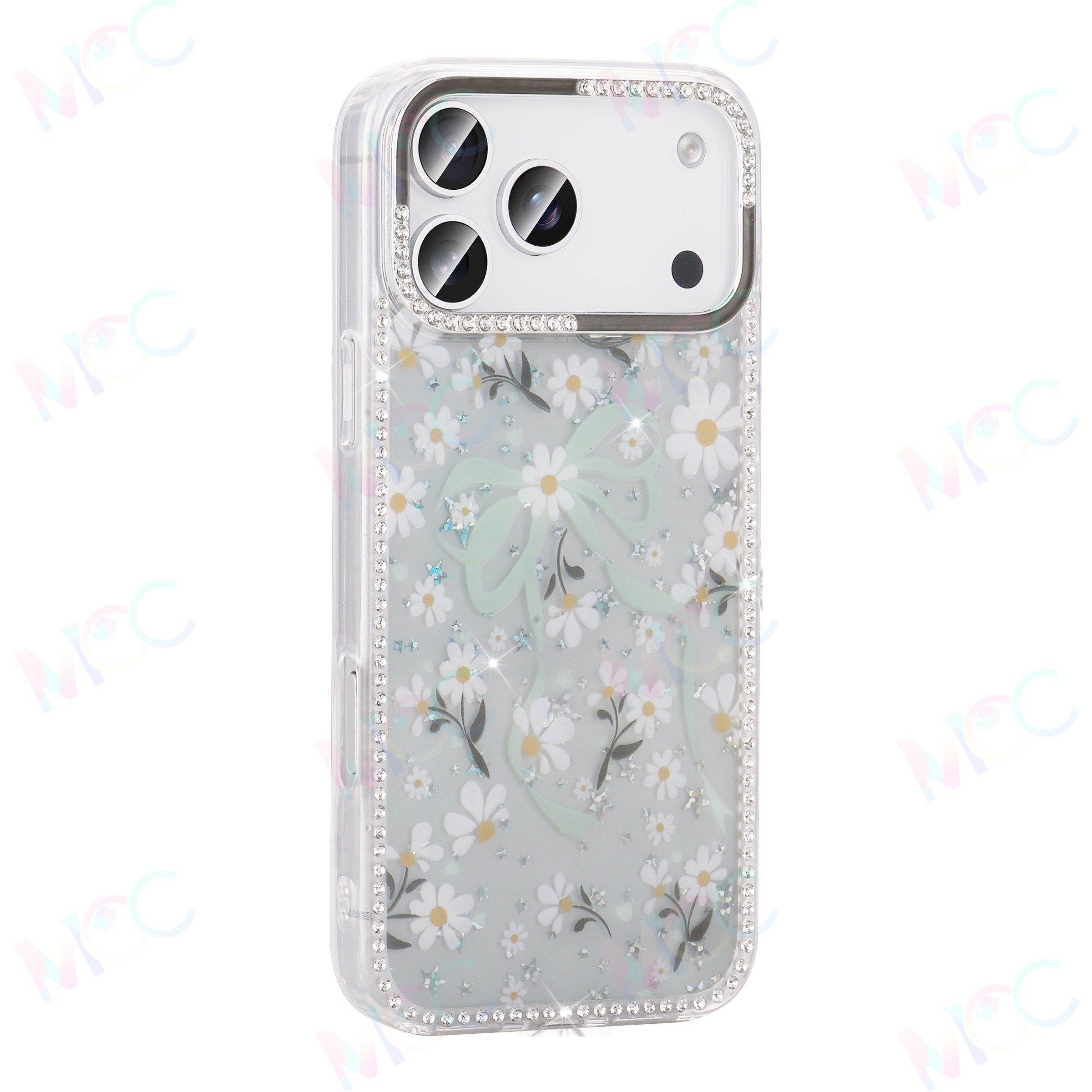 MOPAL Redmi 15C 171MM Uyumlu Taş İşlemeli Desenli Ece Silikon Kılıf