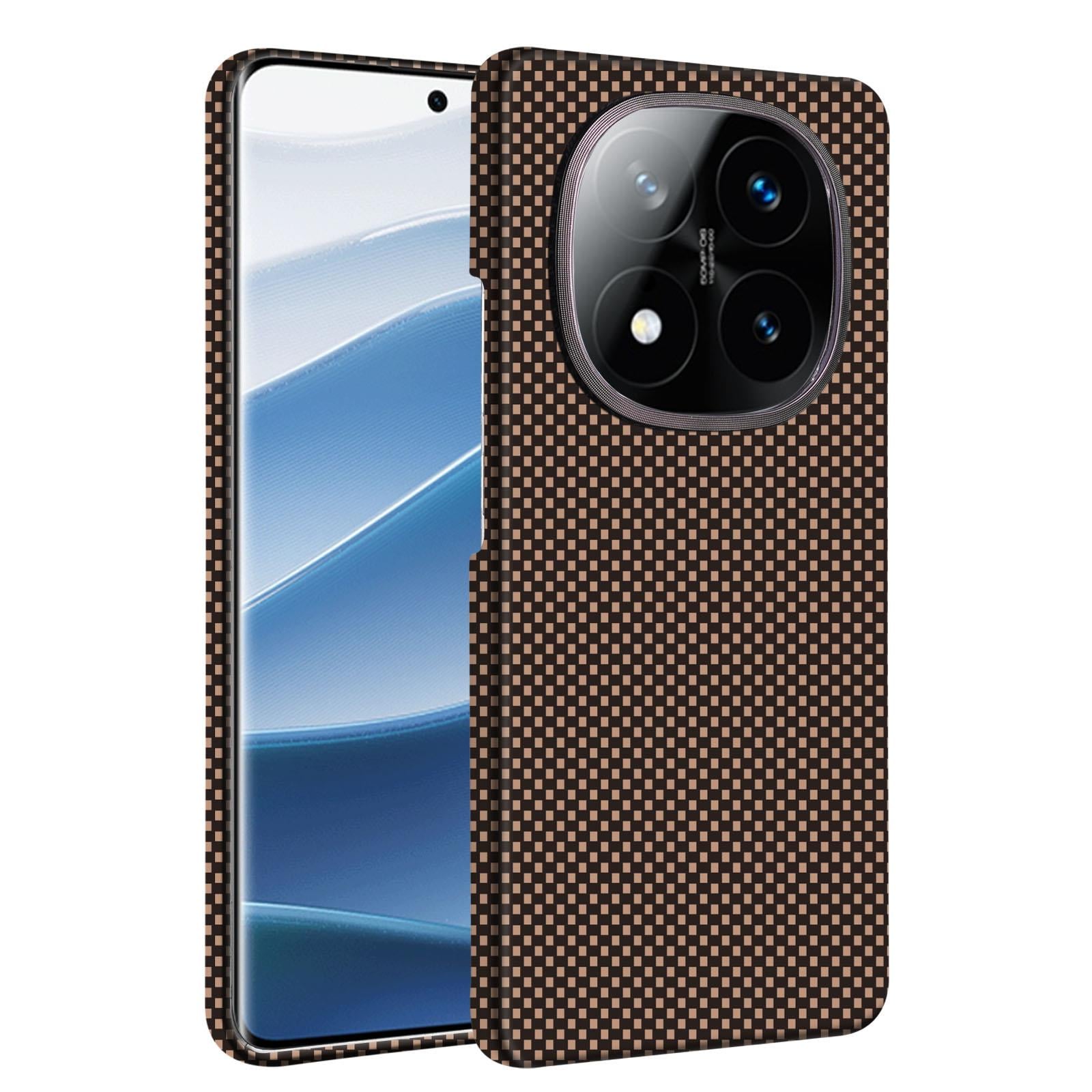 MOPAL Redmi Note 13 Pro Plus Uyumlu MagSafe Özellikli Desenli Karbon Görünümlü Flix Kılıf