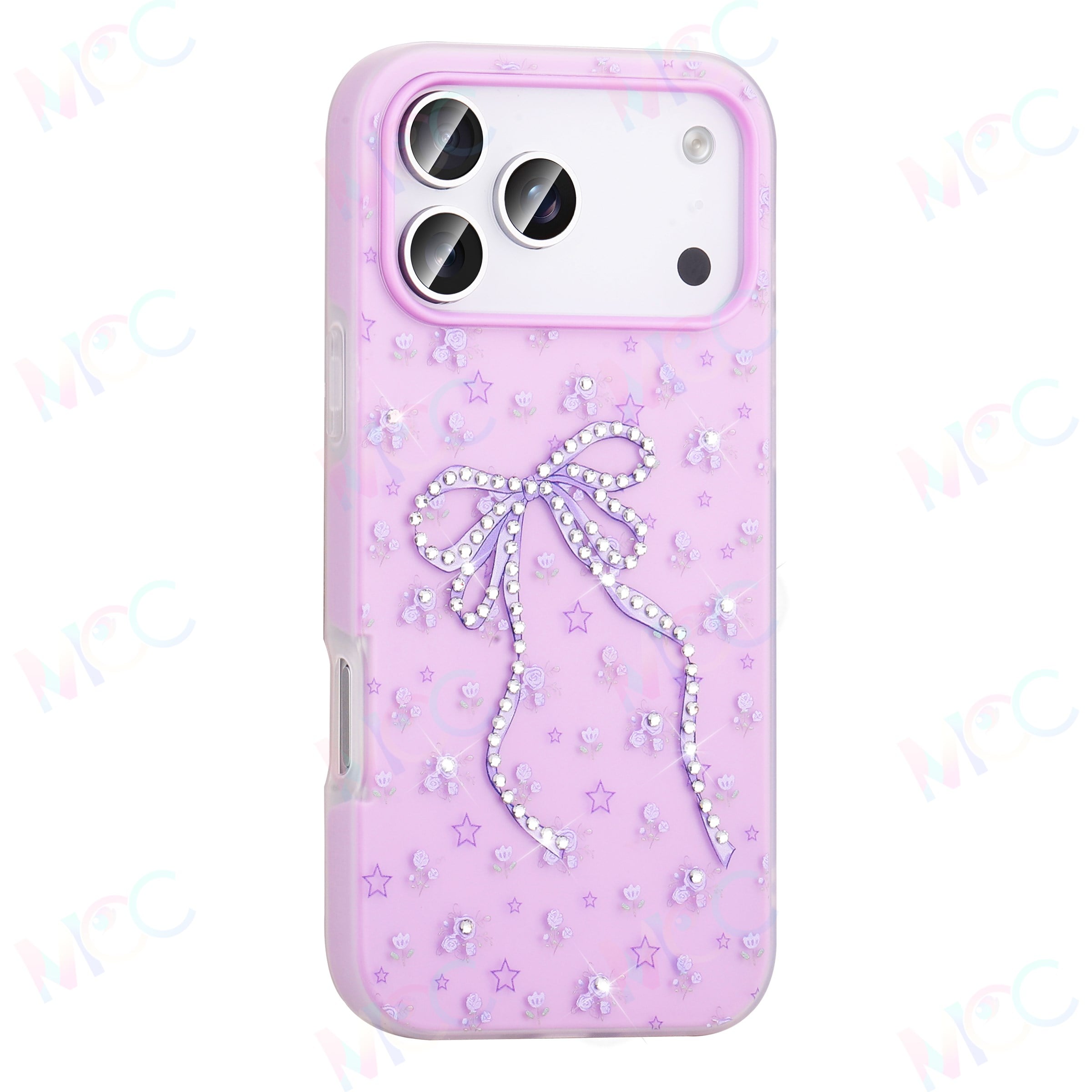 MOPAL Redmi Note 15 Pro Plus Uyumlu İnci Taş İşlemeli Desenli Plastik Selen Silikon Telefon Kılıfı