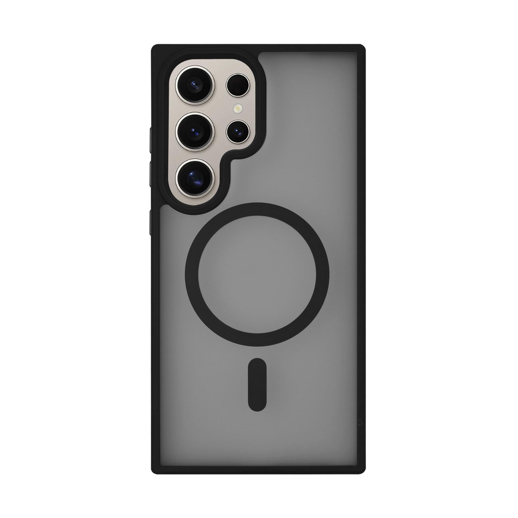 MOPAL Samsung A16 Uyumlu MagSafe Özellikli Kenarları Plastik Rot Silikon Kılıf