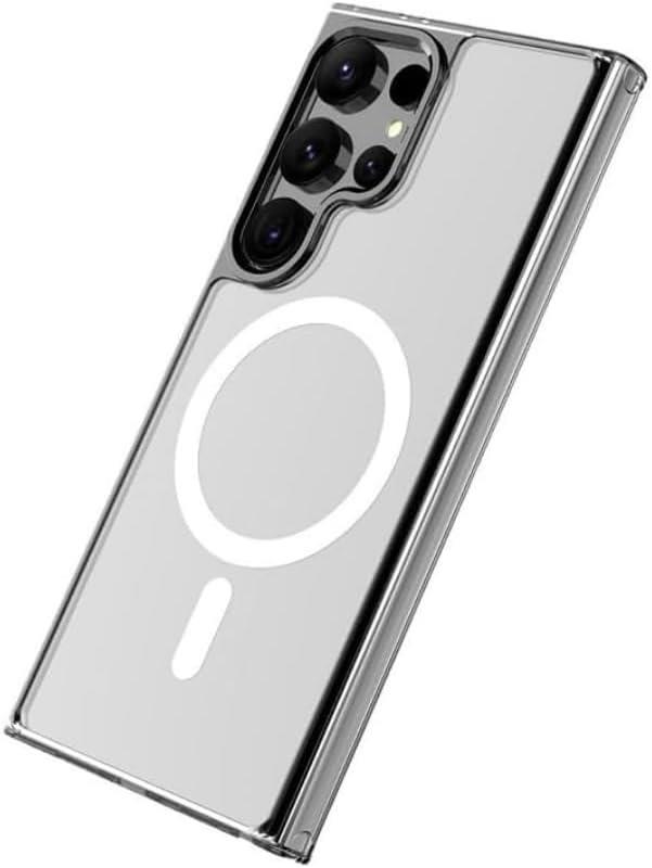 MOPAL Samsung S25 Ultra MagSafe Özellikli Şeffaf IQ Silikon Kılıf