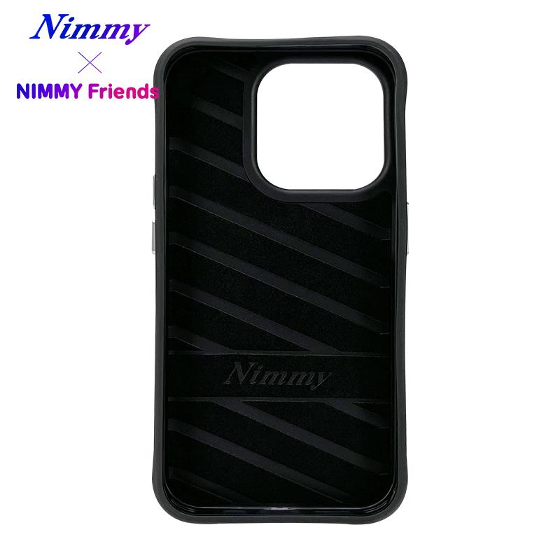 NIMMY iPhone 15 Pro 3D Gerçek Nakış İşlemeli Kabartmalı Gözlük Fermuar Mont Ayıcık Detaylı Cool Cute 2.0 Silikon Kılıf