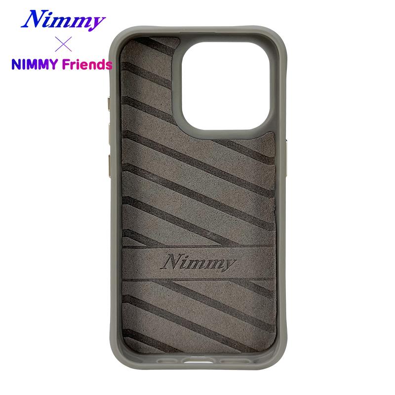 NIMMY iPhone 15 Pro 3D Gerçek Nakış İşlemeli Kabartmalı Gözlük Fermuar Mont Kedicik Detaylı Cool Cute 2.0 Silikon Kılıf