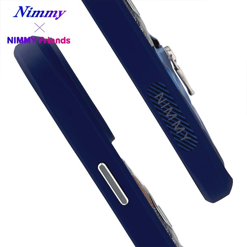 NIMMY iPhone 15 Pro 3D Gerçek Nakış İşlemeli Kabartmalı Gözlük Fermuar Mont Kedicik Detaylı Cool Cute 2.0 Silikon Kılıf