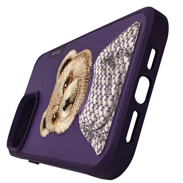 NIMMY iPhone 15 Pro Max 3D Gerçek Nakış işlemeli Fashion Pet Ayıcıklı Silikon Kılıf