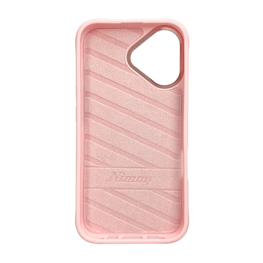 NIMMY iPhone 16 3D Gerçek Nakış İşlemeli Kabartmalı Gözlük Fermuar Mont Kedicik Detaylı Cool Cute 2.0 Silikon Kılıf