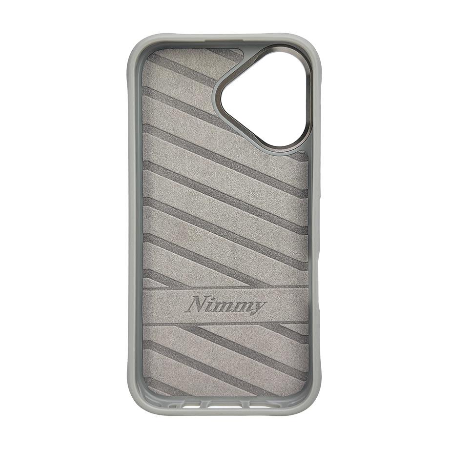 NIMMY iPhone 16 3D Gerçek Nakış İşlemeli Kabartmalı Gözlük Fermuar Mont Ayıcık Detaylı Cool Cute 2.0 Silikon Kılıf